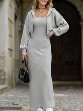 Short outer two-piece dress